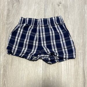 4 for $20 Plaid Kids Shorts in Navy and White